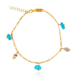 Gold plated Figaro Anklet...