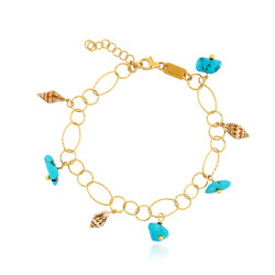 Gold plated Rings Bracelet...