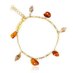 Gold plated Figaro Bracelet...