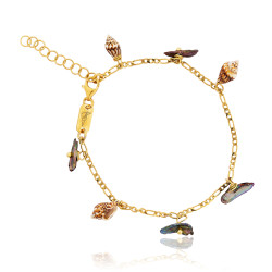 Gold plated Figaro Bracelet...