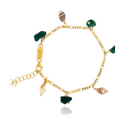 Gold plated Figaro Bracelet...