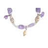 Silver Tessuto Bracelet with Ametrine