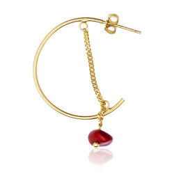 Gold plated Hoop Earring...