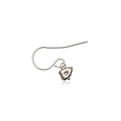 Silver Hook Earring with...