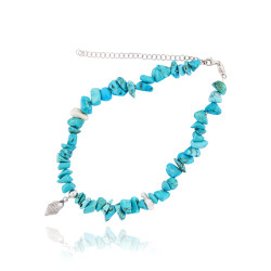 Choker Necklace with Turquoise