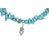 Choker Necklace with Turquoise