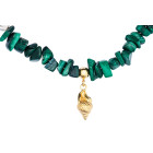 Choker Necklace with Malachite