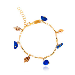 Gold plated Figaro Bracelet...