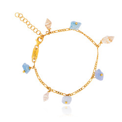 Gold plated Figaro Bracelet...