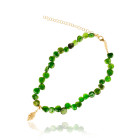 Choker Necklace with Chrome Diopside