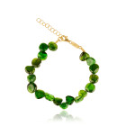 Choker Bracelet with Chrome Diopside