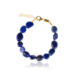 Choker Bracelet with Lapis...