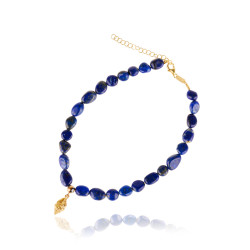 Choker Necklace with Lapis...
