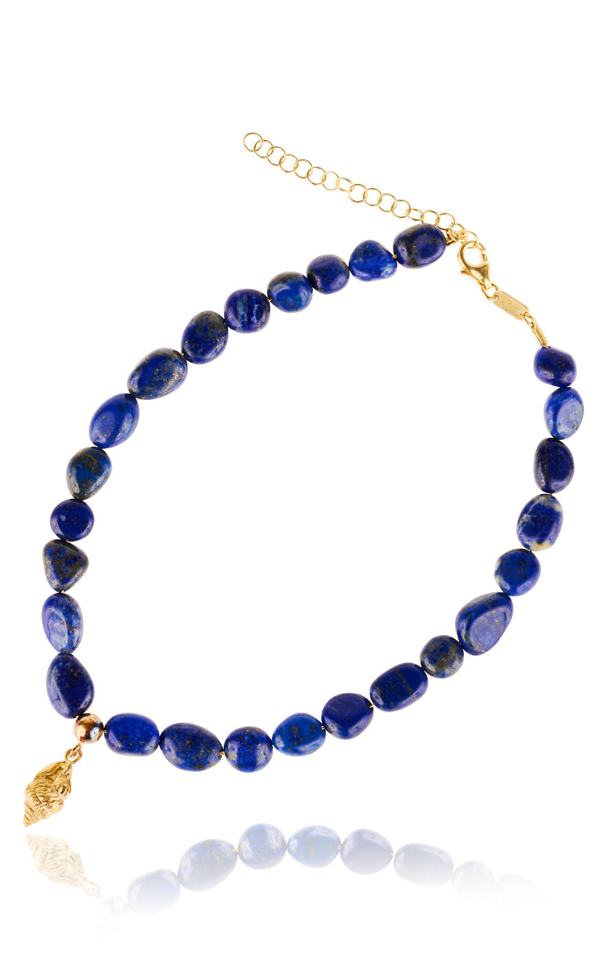 Choker Necklace with Lapis Lazuli