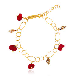 Gold plated Rings Bracelet...